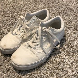 Women’s White Van Sneakers